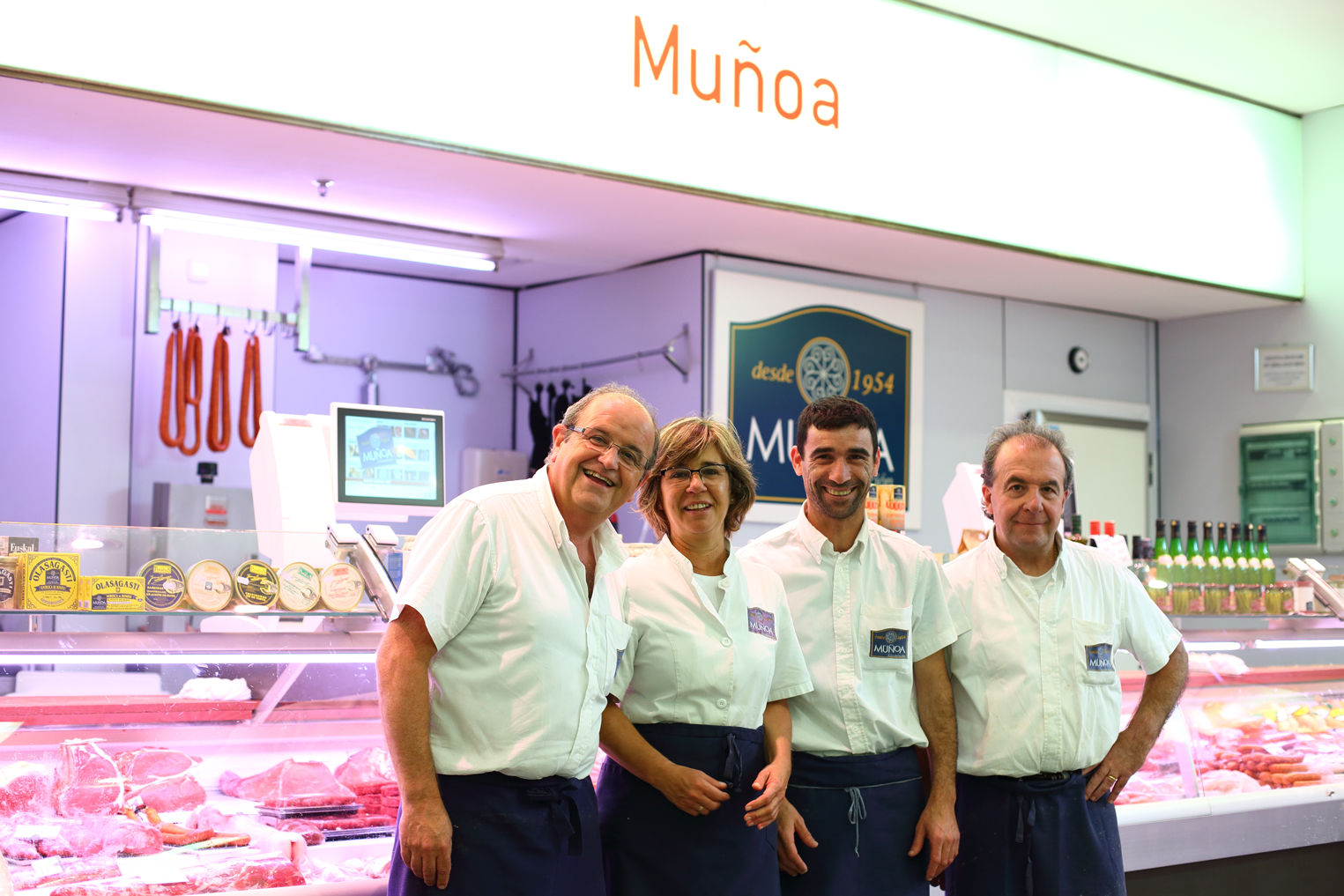 Javier, Maite, Arkaitz y Juan Manuel.